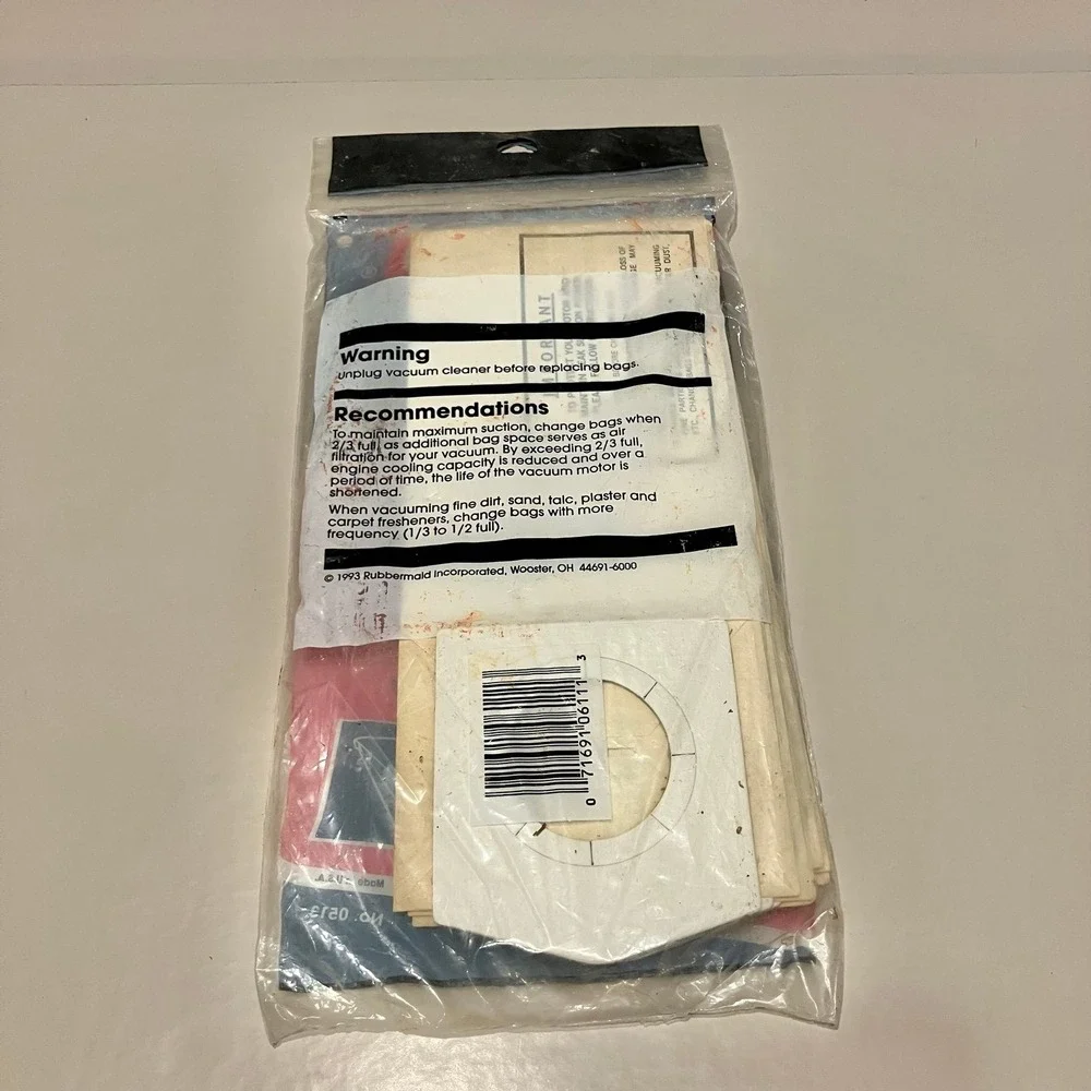 Rubbermaid Vacuum Bags‎ For Royal Dirt Devil Hand Vac Type G 6 Bags w Bactrastat